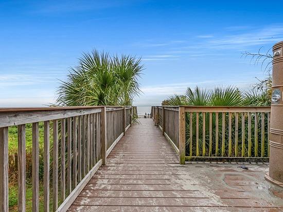 Camelot by the Sea Oceanfront beach access with shower