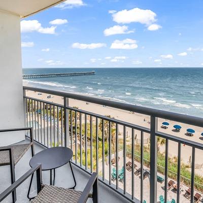 Oceans One Resort oceanfront condo rental with ocean views