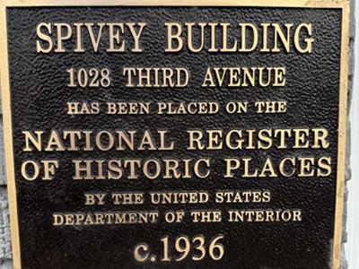 Historic Building for these Conway SC vacation rental lofts 